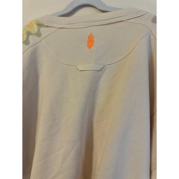 Free People Movement Feeling Wavy Intercept Pullover Embroidered Soft Warm Small - Picture 7 of 9
